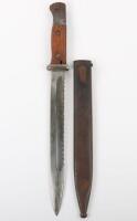 Imperial German M84/98 Sawback Bayonet