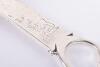A George III silver meat skewer, by Hester Bateman, London 1780 - 4