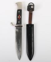 Third Reich Hitler Youth Boys Dagger by Wilhelm Wagner Solingen