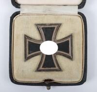 WW2 German Iron Cross 1st Class 1939 in Case of Issue by Klein & Quenzer,