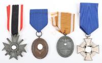 4x WW2 German Third Reich Medals