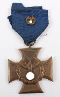 Third Reich Customs Officials Long Service Cross