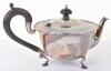 An early 20th century silver teapot, by Atkin Bros Ltd, Birmingham 1923 - 2