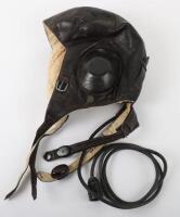 WW2 German Luftwaffe Winter Pattern Flying Helmet