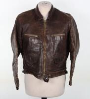 WW2 German Luftwaffe Leather Pilots Jacket