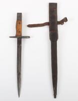 Scarce Japanese Dutch 1895 Converted Bayonet