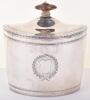 A George III silver tea caddy, by Henry Chawner, London 1792 - 2