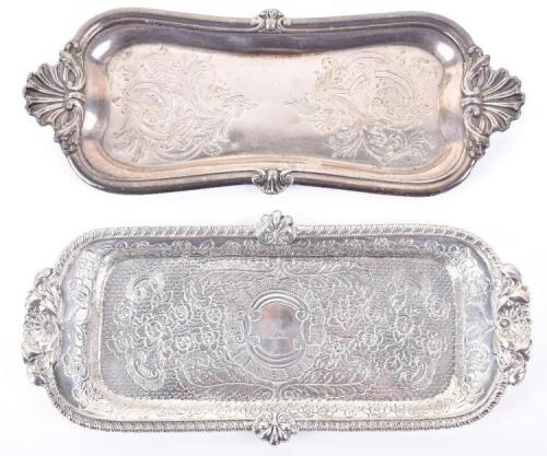 An Irish Victorian silver snuffer tray/trinket dish, Dublin 1844