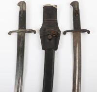 2x British 1856 Yataghan Bayonets