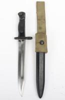 British Commercial Knife Bayonet With Plastic Grips