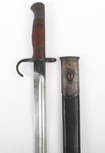 Rare Indian Pattern 1907 Hook Quillon Bayonet