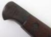 Rare Indian Pattern 1907 Hook Quillon Bayonet - 7