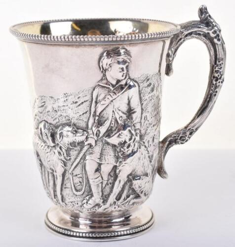 A Victorian silver cup, by John & Edward Barnard