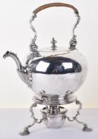 A George II silver kettle and stand, by John Jacobs, London 1743