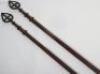 Pair of 18th/19th Century Military Standard Poles - 6