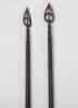 Pair of 18th/19th Century Military Standard Poles