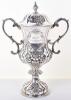 An Indian Colonial silver trophy cup and cover, by Hamilton & Co, circa 1850 - 2