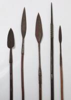 Good Assortment of 5 African Spears