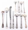 Ten pieces of 19th century flatware items - 2