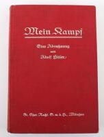 Rare 1926 1st Edition of Adolf Hitler Mein Kampf