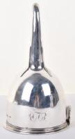 A George IV silver wine funnel
