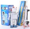 Battery Operated ME 100 Tinplate Space Walkman Robot - 2