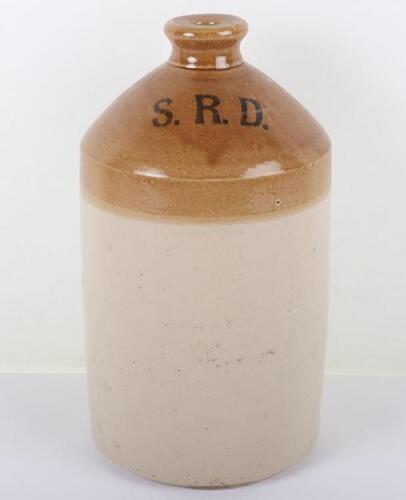 WW1 British Stoneware Rum Jar