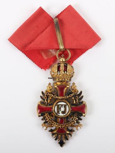 Austria, Order of Franz Joseph , Civil Division, Commanders Neck Badge