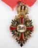 Austria, Order of Franz Joseph , Civil Division, Commanders Neck Badge - 8