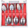 Two sets of silver teaspoons, James Beebe 1824 and James Deakin & Son 1922 - 11