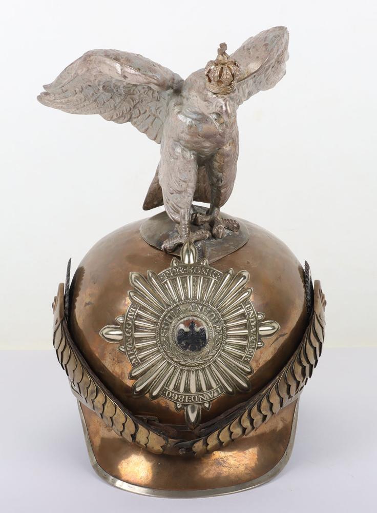 Imperial German Prussian Garde du Corps Enlisted Ranks Parade Helmet