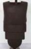 WW1 Battlefield Recovered Trench Body Armour Set (Sappenpanzer) and Steel Hemet with Brow Plate (Stirnpanzer) - 2