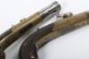 Pair of Boxlock Percussion Pocket Pistols c.1830 - 7