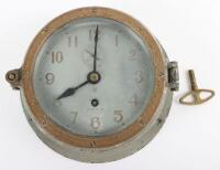 WW2 Japanese Naval Ships Bulkhead Clock