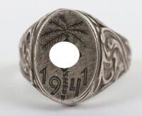 WW2 German Afrikakorps (D.A.K) 1941 Soldiers Finger Ring