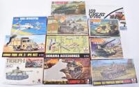 Ten Boxed Plastic Model Kits