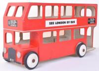 A wooden LT Double Decker bus 11