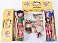 Two boxed Pelham Puppets SS Dutch boy and Dutch girl