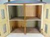 A wooden cupboard style Dolls House, English 19th century, - 2