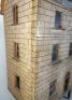 A good, early painted wooden Irish Town three storey Dolls House, Irish 1840s/50s, - 3