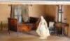 A good, early painted wooden Irish Town three storey Dolls House, Irish 1840s/50s, - 12
