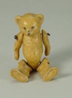 Miniature Hertwig all-bisque Teddy bear, German circa 1910,