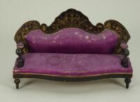 Large scale Waltershausen Settee, German 1870s/80s,