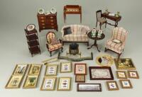 Living room 1/12th scale Dolls house furniture,