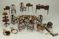 Dining room 1/12th scale Dolls house furniture,