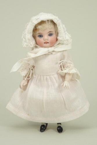 Rare Kestner 121 all-bisque doll, German circa 1895,