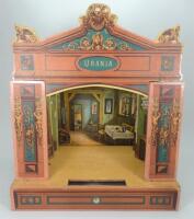 Wooden paper printed Toy Theatre ‘Urania’, 1920s/30s,