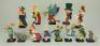 Rare large scale Talfourd Toys Alice in Wonderland wooden articulated figures, 1920s,