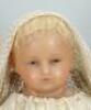 A poured wax shoulder head Pierotti baby doll, English circa 1860, - 2