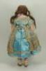 A good all original Montanari poured wax shoulder head doll, English circa 1860, - 3